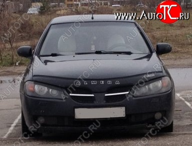 999 р. Дефлектор капота Russtal Nissan Almera N16 седан дорестайлинг (2000-2003)  с доставкой в г. Майкоп