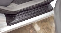 1 999 р. Накладки на порожки автомобиля RA Nissan Almera N16 седан дорестайлинг (2000-2003) (Комплект (4 шт.))  с доставкой в г. Майкоп. Увеличить фотографию 3