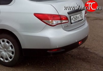 6 549 р. Задний бампер Стандартный Nissan Almera G15 седан (2012-2019) (неокрашенный)  с доставкой в г. Майкоп