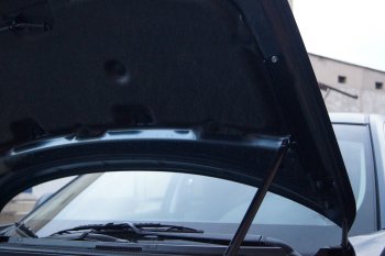 2 969 р. Упор капота MV-Tuning (одинарный) Nissan Almera G15 седан (2012-2019)  с доставкой в г. Майкоп. Увеличить фотографию 4