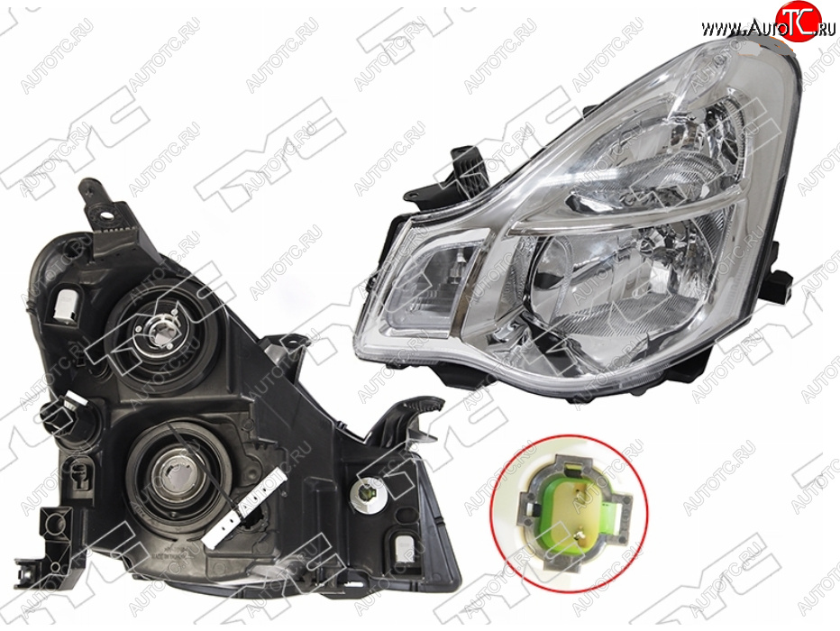 12 299 р. Левая фара (под электрокорректор) TYC Nissan Almera G15 седан (2012-2019)  с доставкой в г. Майкоп