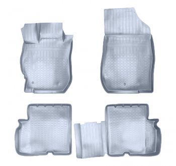 Коврики салона Norplast Unidec 3D Nissan Almera  G15 (2012-2019) седан (Цвет: серый)