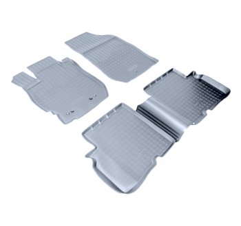 Коврики салона Norplast Unidec Nissan Almera  G15 (2012-2019) седан (Цвет: серый)