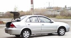 1 159 р. Накладка на задний бампер RA Nissan Almera Classic седан B10 (2006-2013)  с доставкой в г. Майкоп. Увеличить фотографию 3