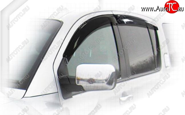 2 159 р. Дефлектора окон CA-Plastiс Nissan Armada TA60 дорестайлинг (2003-2007) (Classic полупрозрачный)  с доставкой в г. Майкоп