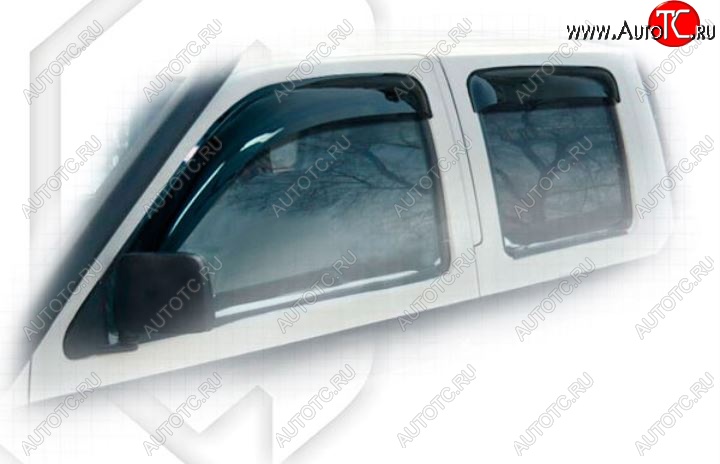2 079 р. Дефлектора окон CA-Plastiс Nissan Datsun (1990-1995) (Classic полупрозрачный, Без хром.молдинга)  с доставкой в г. Майкоп