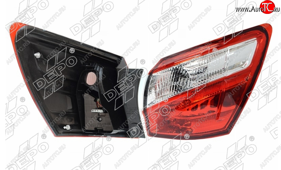 6 549 р. Правый фонарь задний (диодный) DEPO Nissan Qashqai 1 J10 рестайлинг (2010-2013)  с доставкой в г. Майкоп