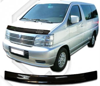 Дефлектор капота CA-Plastic Nissan Elgrand  1 (1997-2002)