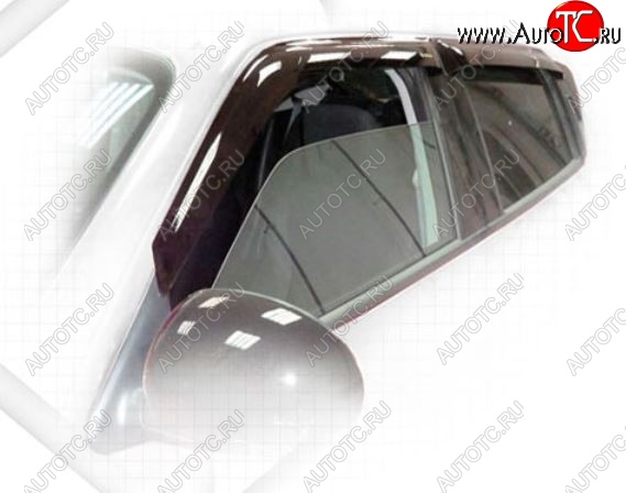 1 999 р. Дефлектора окон CA-Plastiс Nissan Juke 1 YF15 дорестайлинг (2010-2014) (Classic полупрозрачный)  с доставкой в г. Майкоп