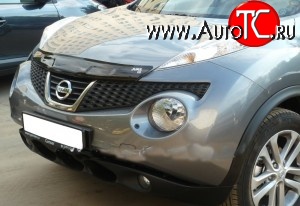 3 299 р. Дефлектор капота NovLine Nissan Juke 1 YF15 дорестайлинг (2010-2014)  с доставкой в г. Майкоп