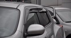 12 049 р. Комплект дефлекторов окон Impul Nissan Juke 1 YF15 дорестайлинг (2010-2014)  с доставкой в г. Майкоп. Увеличить фотографию 3