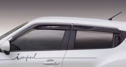 12 049 р. Комплект дефлекторов окон Impul Nissan Juke 1 YF15 дорестайлинг (2010-2014)  с доставкой в г. Майкоп. Увеличить фотографию 6