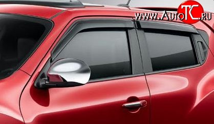 3 199 р. Дефлекторы окон (ветровики) Novline 4 шт Nissan Juke 1 YF15 дорестайлинг (2010-2014)  с доставкой в г. Майкоп