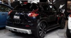 3 999 р. Накладка на задний бампер Impul Nissan Juke 1 YF15 дорестайлинг (2010-2014) (Неокрашенная)  с доставкой в г. Майкоп. Увеличить фотографию 2