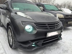 10 199 р. Решетка радиатора KENSTYLE Nissan Juke 1 YF15 дорестайлинг (2010-2014) (Неокрашенная)  с доставкой в г. Майкоп. Увеличить фотографию 2