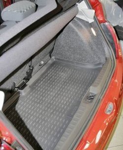 1 007 р. Коврик в багажник Element (полиуретан) Nissan Micra K12 5 дв. 2-ой рестайлинг (2007-2010)  с доставкой в г. Майкоп. Увеличить фотографию 3