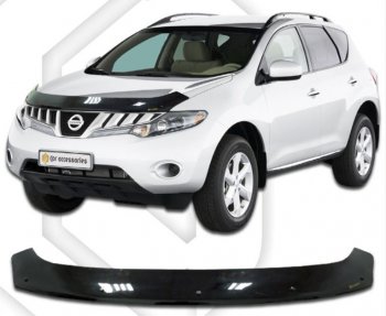 Дефлектор капота CA-Plastic Nissan Murano 2 Z51 дорестайлинг (2008-2011)