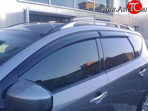 4 199 р. Дефлекторы окон (ветровики) Novline 4 шт Nissan Murano 2 Z51 дорестайлинг (2008-2011)  с доставкой в г. Майкоп