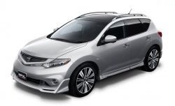 14 199 р. Решётка радиатора Impul V2 Nissan Murano 2 Z51 рестайлинг (2010-2016) (Неокрашенная)  с доставкой в г. Майкоп. Увеличить фотографию 8