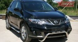 13 679 р. Защита переднего бампера Souz-96 (d60) Nissan Murano 2 Z51 рестайлинг (2010-2016)  с доставкой в г. Майкоп. Увеличить фотографию 2