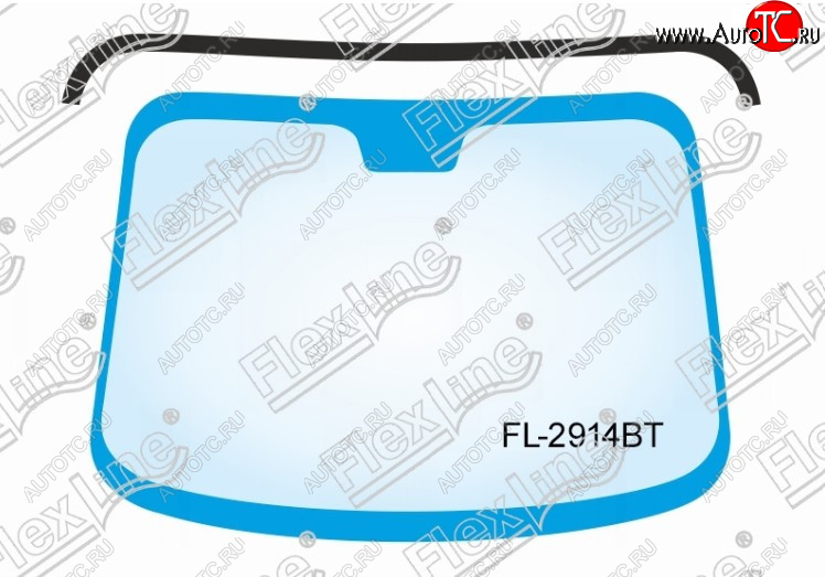 729 р. Молдинг лобового стекла FlexLine Nissan Murano 2 Z51 рестайлинг (2010-2016)  с доставкой в г. Майкоп