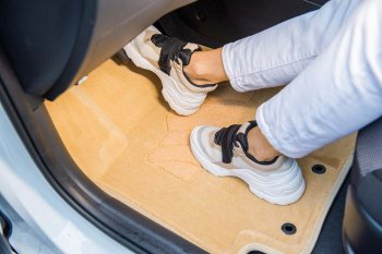 8 349 р. Текстильные 3D коврики в салон SEINTEX бежевые  Nissan Murano  2 Z51 (2008-2016) дорестайлинг, рестайлинг  с доставкой в г. Майкоп. Увеличить фотографию 3