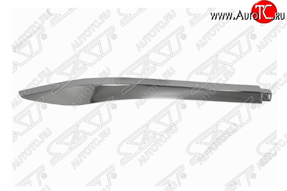 4 549 р. Левый молдинг заднего бампера SAT (хром) Nissan Murano 3 Z52 дорестайлинг (2015-2022)  с доставкой в г. Майкоп