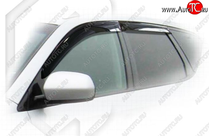2 079 р. Дефлектора окон CA-Plastiс Nissan Murano 1 Z50 (2002-2009) (Classic полупрозрачный, Без хром.молдинга)  с доставкой в г. Майкоп