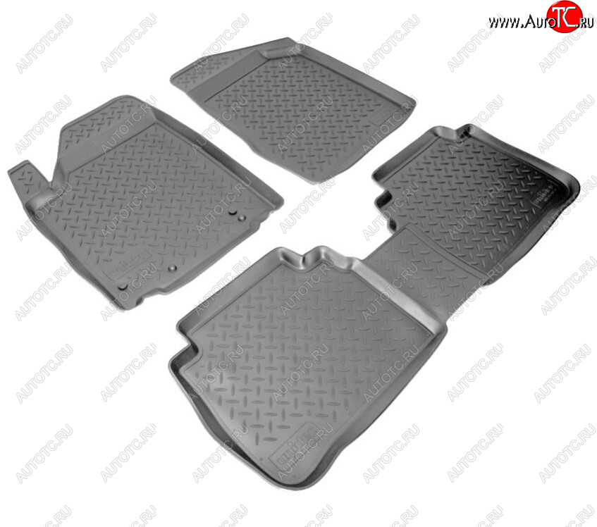 2 869 р. Комплект ковриков в салон Norplast Unidec  Nissan Murano  1 Z50 (2002-2009) (Цвет: черный)  с доставкой в г. Майкоп