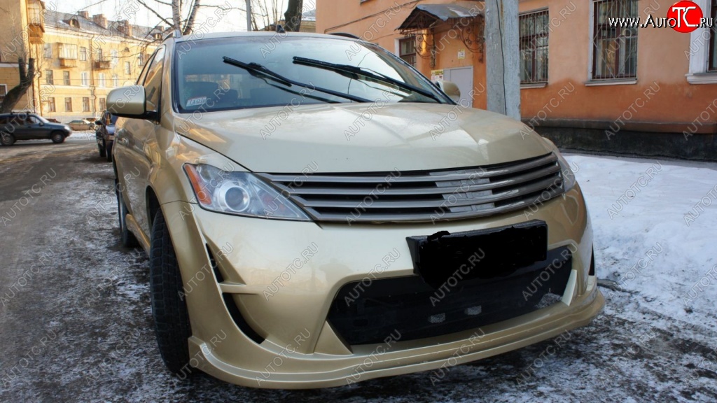 9 299 р. Решетка радиатора BALSARINI Nissan Murano 1 Z50 (2002-2009) (Неокрашенная)  с доставкой в г. Майкоп