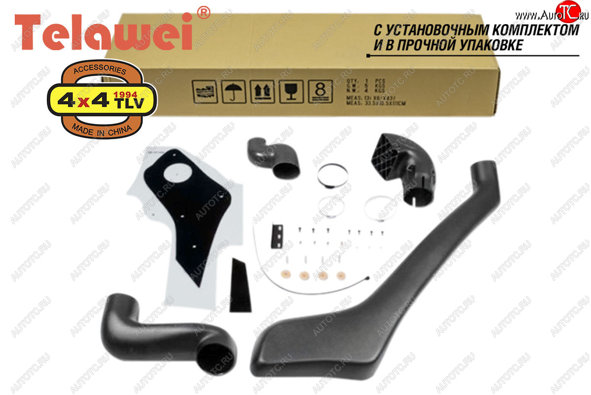 7 699 р. Шноркель Telawei (2.5D) Nissan Navara 2 D40 дорестайлинг (2004-2010)  с доставкой в г. Майкоп