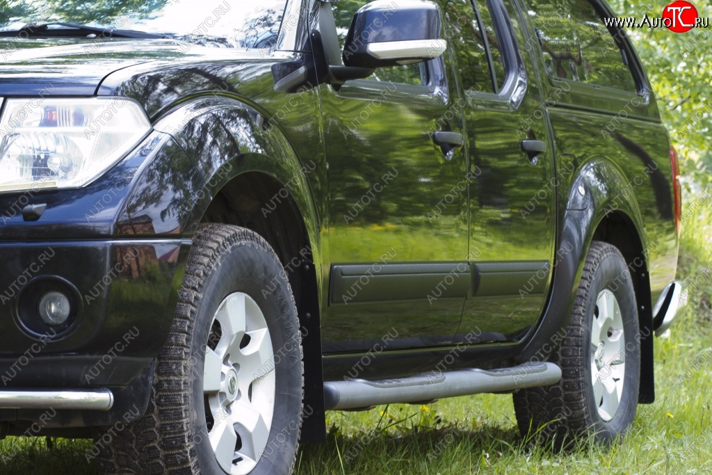 1 799 р. Брызговики RA  Nissan Navara  2 D40 (2004-2010) дорестайлинг  с доставкой в г. Майкоп