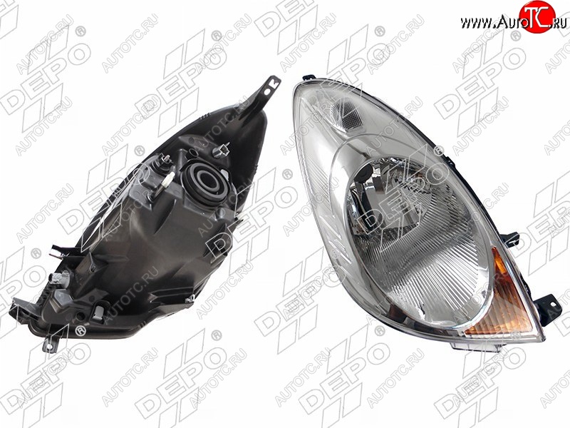 9 799 р. Правая фара DEPO (под электро-корректор) Nissan Note 1 E11 рестайлинг (2008-2013)  с доставкой в г. Майкоп