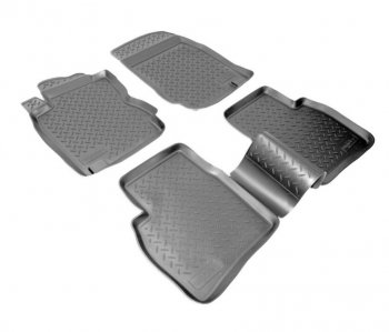 Комплект ковриков в салон Norplast Unidec Nissan Note  1 (2004-2008) E11 дорестайлинг (Цвет: черный)