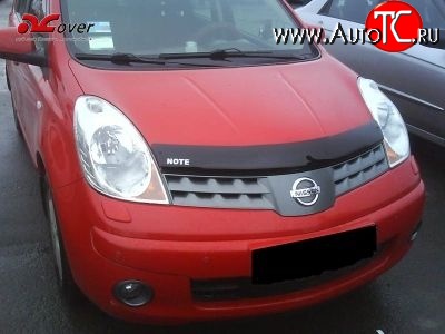2 599 р. Дефлектор капота NovLine Nissan Note 1 E11 дорестайлинг (2004-2008)  с доставкой в г. Майкоп