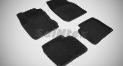 Износостойкие коврики в салон 3D NISSAN NOTE черные (компл) Nissan Note  1 (2004-2008) E11 дорестайлинг
