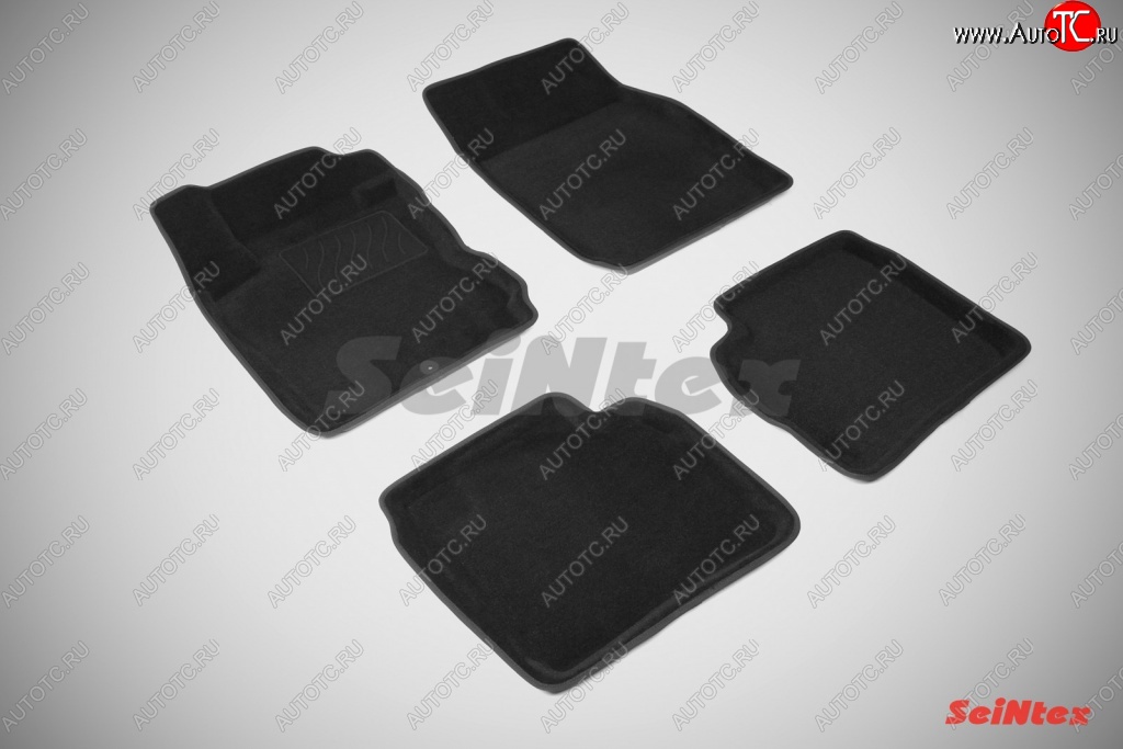 4 999 р. Износостойкие коврики в салон 3D NISSAN NOTE черные (компл) Nissan Note 1 E11 дорестайлинг (2004-2008)  с доставкой в г. Майкоп