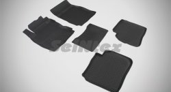 Износостойкие коврики в салон с высоким бортом SeiNtex Premium 4 шт. (резина) Nissan Note  1 (2004-2008) E11 дорестайлинг