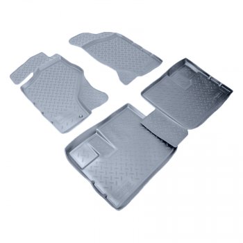 Коврики салона Norplast Unidec Nissan NP300 (2008-2025) (Цвет: серый)