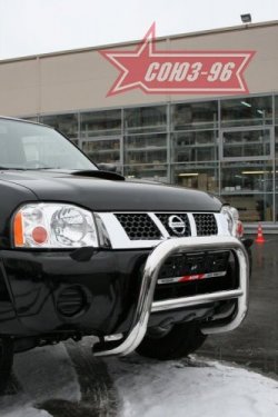 18 269 р. Защита переднего бампера Souz-96 (d76) Nissan NP300 (2008-2013)  с доставкой в г. Майкоп. Увеличить фотографию 2