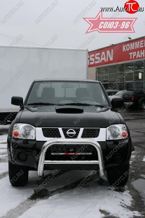 18 269 р. Защита переднего бампера Souz-96 (d76) Nissan NP300 (2008-2013)  с доставкой в г. Майкоп