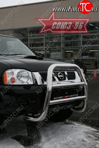 17 459 р. Защита переднего бампера Souz-96 (d76) Nissan NP300 (2008-2013)  с доставкой в г. Майкоп