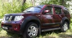 3 299 р. Молдинги дверей RA (узкие, комплект) Nissan Pathfinder R51 дорестайлинг (2004-2007) (Поверхность глянец (под окраску), Неокрашенные)  с доставкой в г. Майкоп. Увеличить фотографию 4
