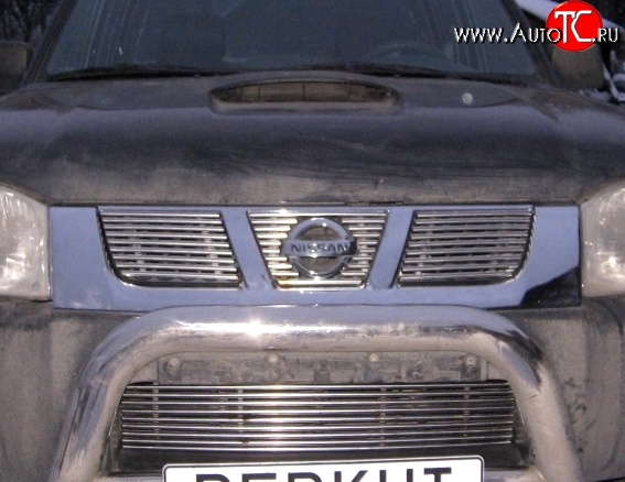 6 799 р. Декоративная вставка решетки радиатора Berkut Nissan Pathfinder R51 дорестайлинг (2004-2007)  с доставкой в г. Майкоп