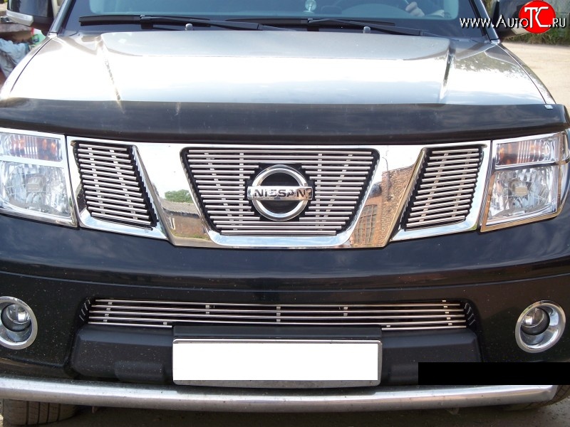 4 399 р. Декоративная вставка воздухозаборника Berkut Nissan Pathfinder R51 дорестайлинг (2004-2007)  с доставкой в г. Майкоп
