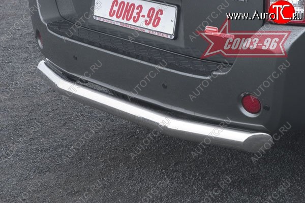 16 334 р. Защита заднего бампера Souz-96 (d76) Nissan Pathfinder R51 дорестайлинг (2004-2007)  с доставкой в г. Майкоп