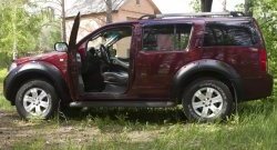 1 769 р. Накладки порожков салона RA Nissan Pathfinder R51 дорестайлинг (2004-2007) (Комплект (4 шт.))  с доставкой в г. Майкоп. Увеличить фотографию 4