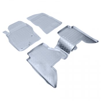 Коврики салона Norplast Unidec Nissan Pathfinder  R51 (2004-2014) дорестайлинг, рестайлинг (Цвет: серый)