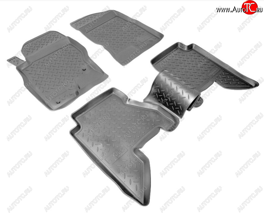 2 769 р. Комплект ковриков в салон Norplast Unidec  Nissan Pathfinder  R51 (2004-2014) дорестайлинг, рестайлинг (Цвет: черный)  с доставкой в г. Майкоп