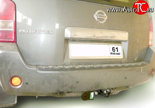 5 399 р. Фаркоп Лидер Плюс (до 1200 кг) Nissan Pathfinder R51 рестайлинг (2009-2014) (Без электропакета)  с доставкой в г. Майкоп
